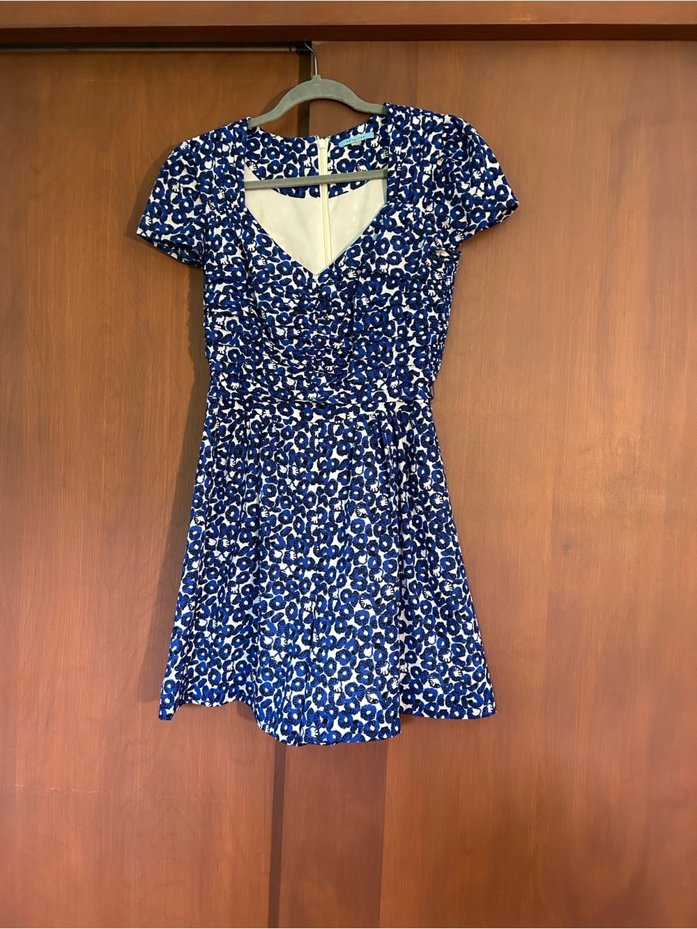 Leifnotes blue floral romper